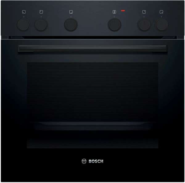 BOSCH HEF010BA1 Serie 2, Einbau-Herd, 60 x 60 cm, Schwarz